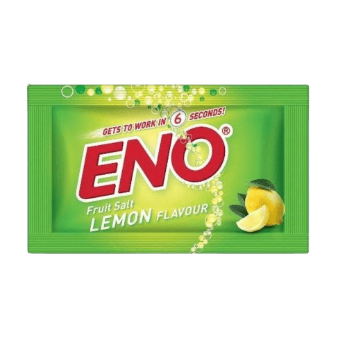 Eno Fruit Salt - Lemon Flavour, 5g Pack (এনো ফ্রুট সল্ট - লেবুর স্বাদ, ৫ গ্রাম প্যাক)